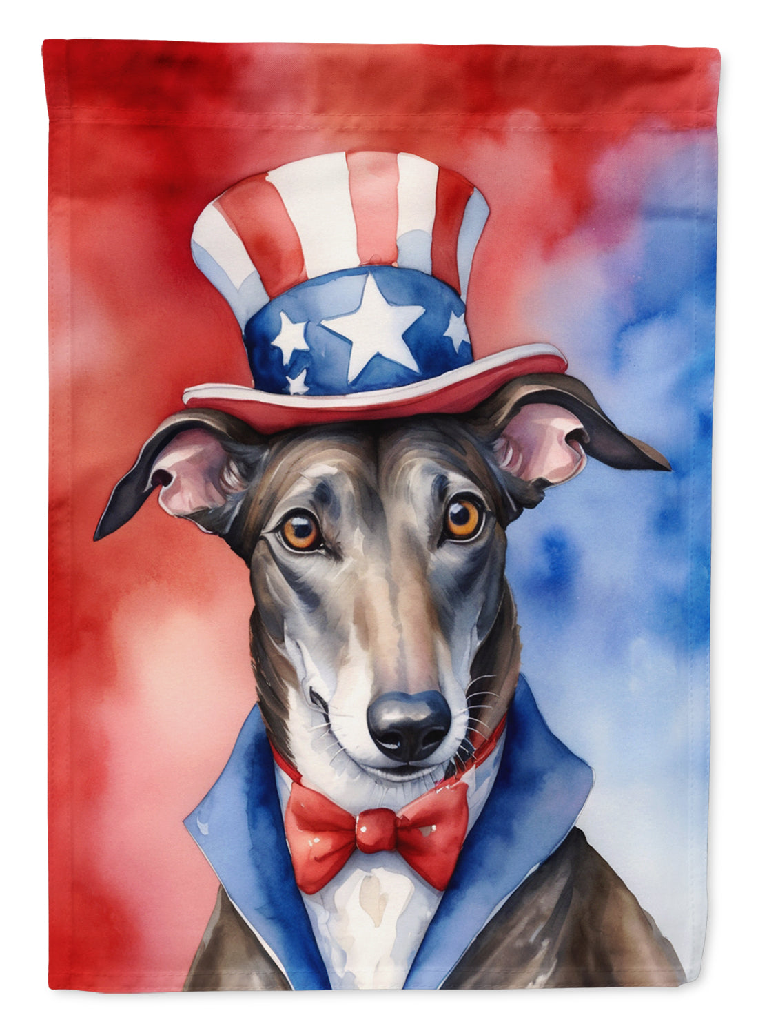 Buy this Greyhound Patriotic American House Flag