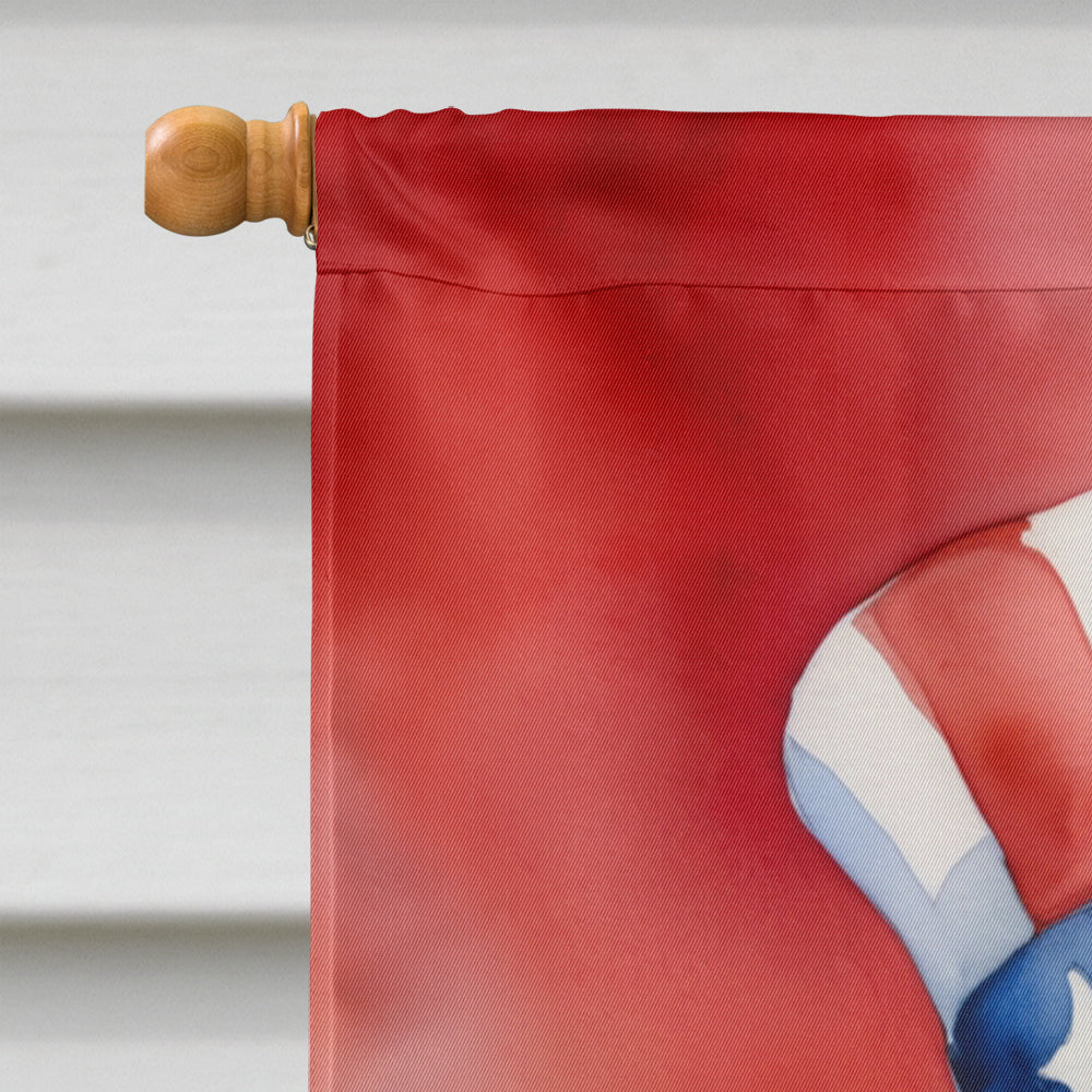 Greyhound Patriotic American House Flag