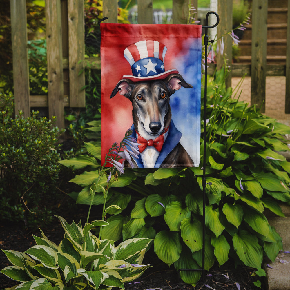 Buy this Greyhound Patriotic American Garden Flag