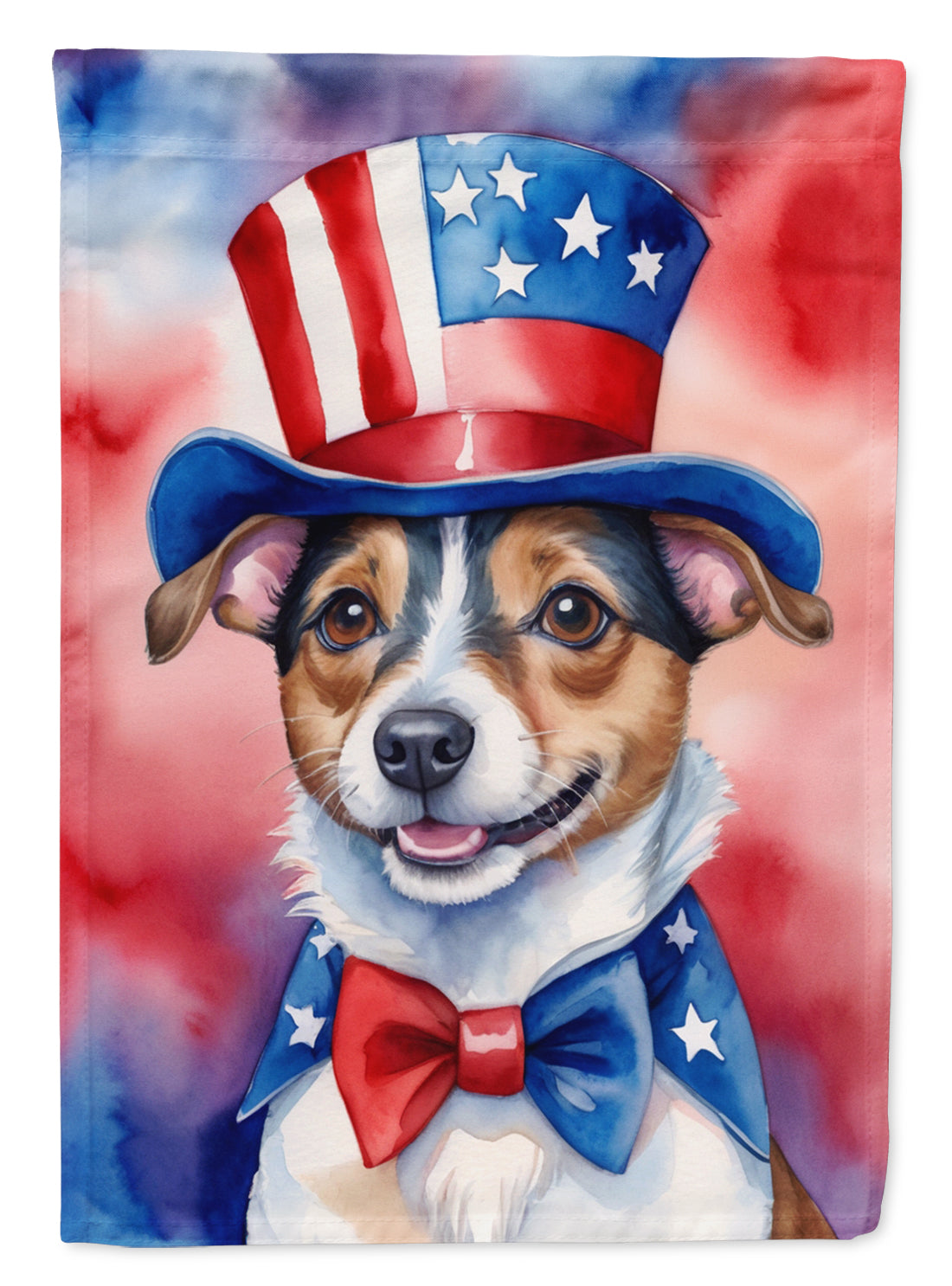 Buy this Jack Russell Terrier Patriotic American House Flag