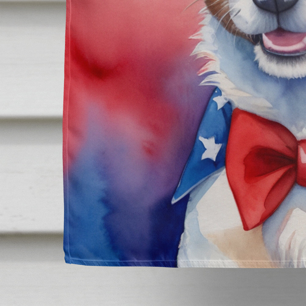 Jack Russell Terrier Patriotic American House Flag