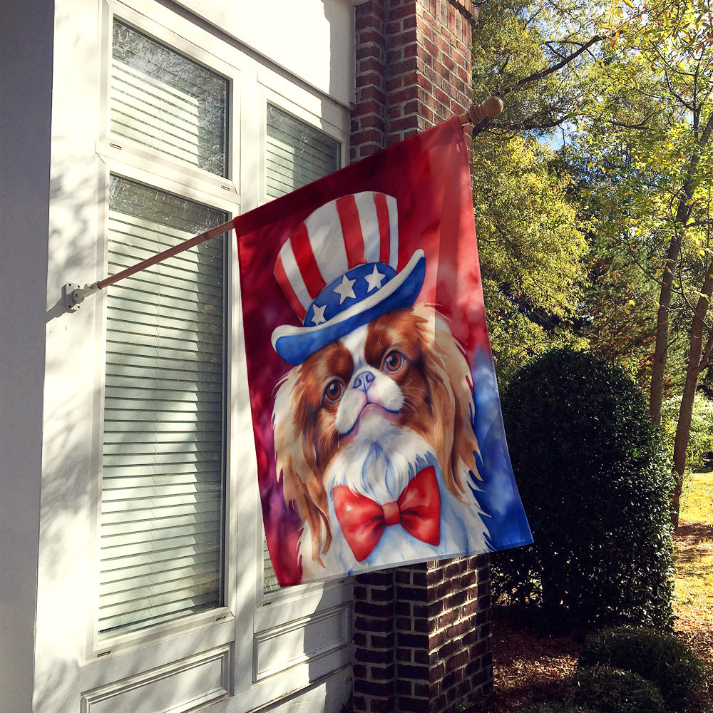 Buy this Japanese Chin Patriotic American House Flag