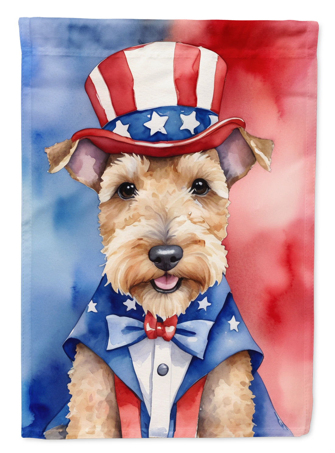 Buy this Lakeland Terrier Patriotic American House Flag