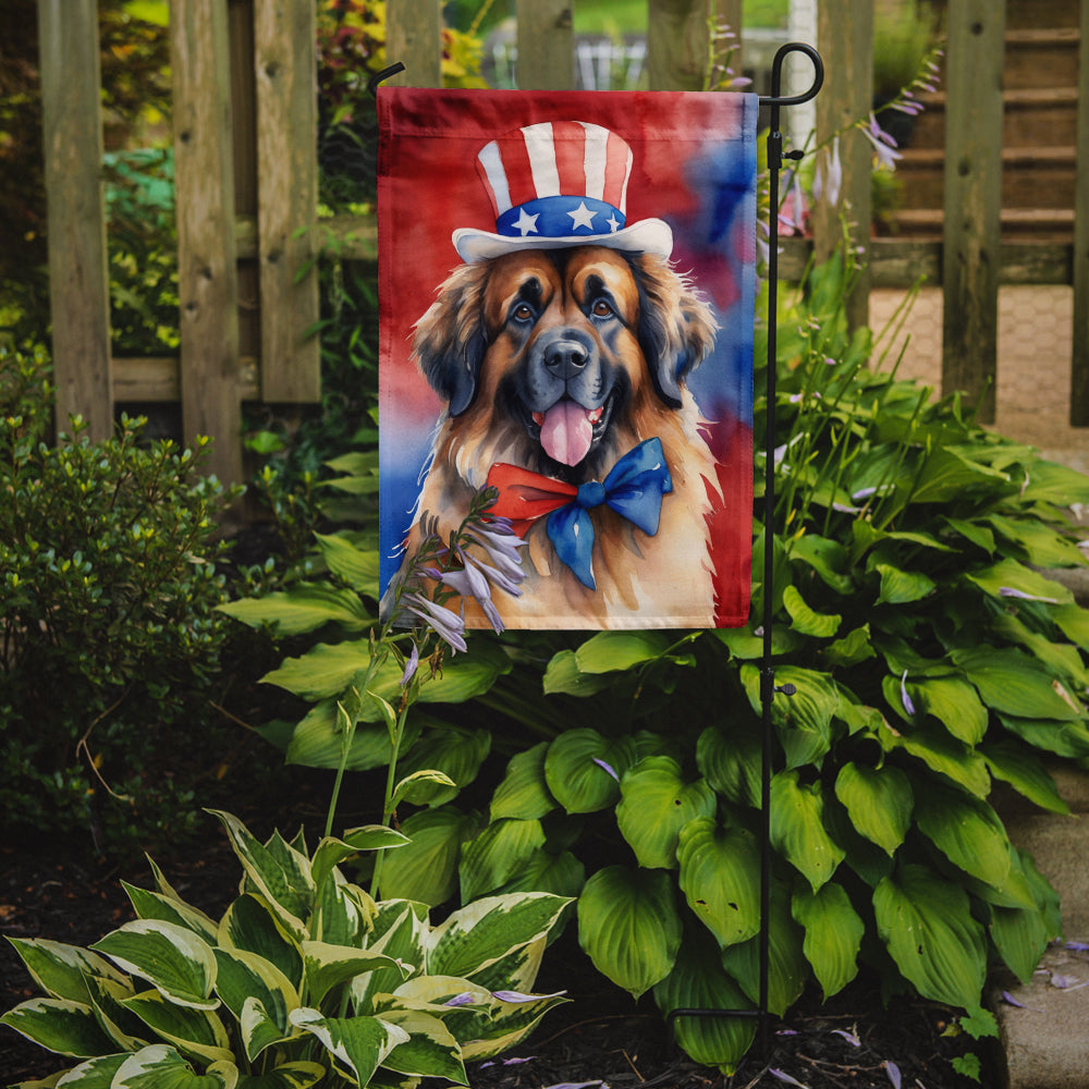 Buy this Leonberger Patriotic American Garden Flag