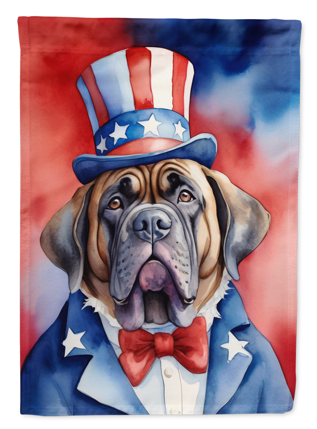 Buy this Mastiff Patriotic American House Flag