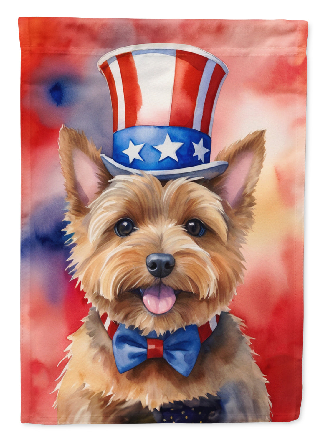 Buy this Norwich Terrier Patriotic American Garden Flag