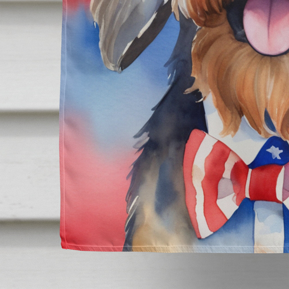 Otterhound Patriotic American House Flag