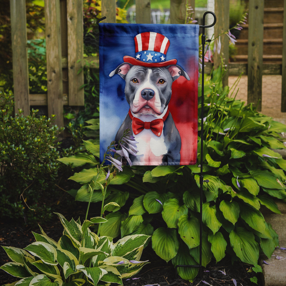 Buy this Pit Bull Terrier Patriotic American Garden Flag
