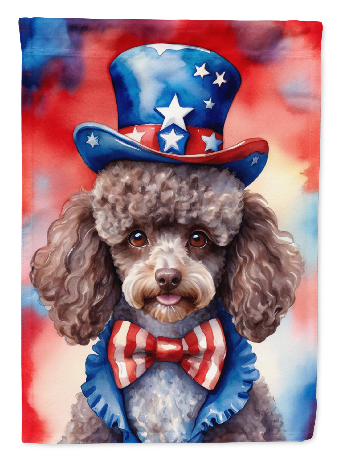 Buy this Poodle Patriotic American Garden Flag