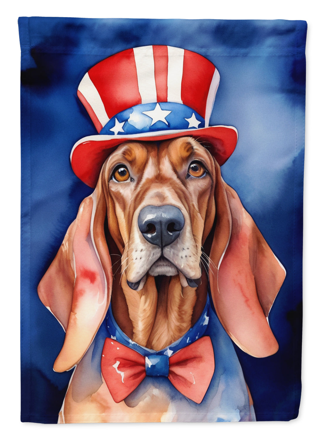 Buy this Redbone Coonhound Patriotic American Garden Flag