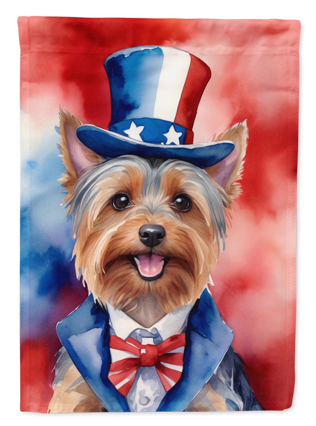 Buy this Silky Terrier Patriotic American Garden Flag