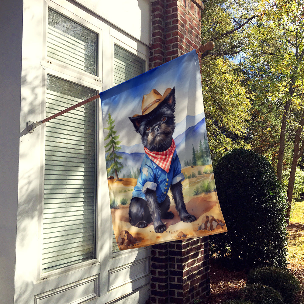 Buy this Affenpinscher Cowboy Welcome House Flag