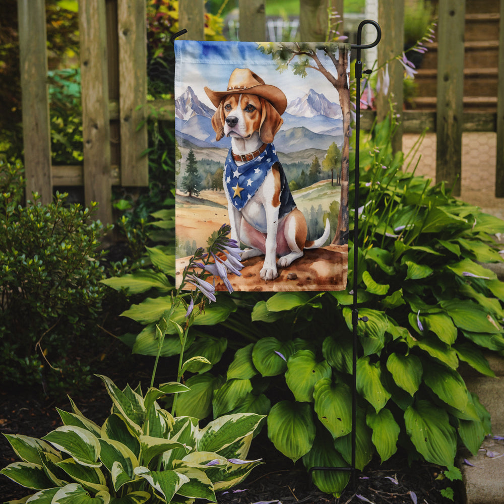 Buy this Beagle Cowboy Welcome Garden Flag