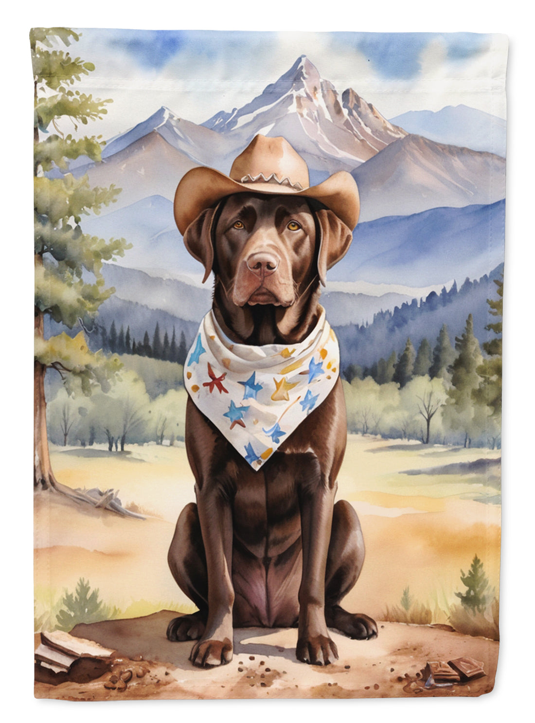 Buy this Labrador Retriever Cowboy Welcome Garden Flag