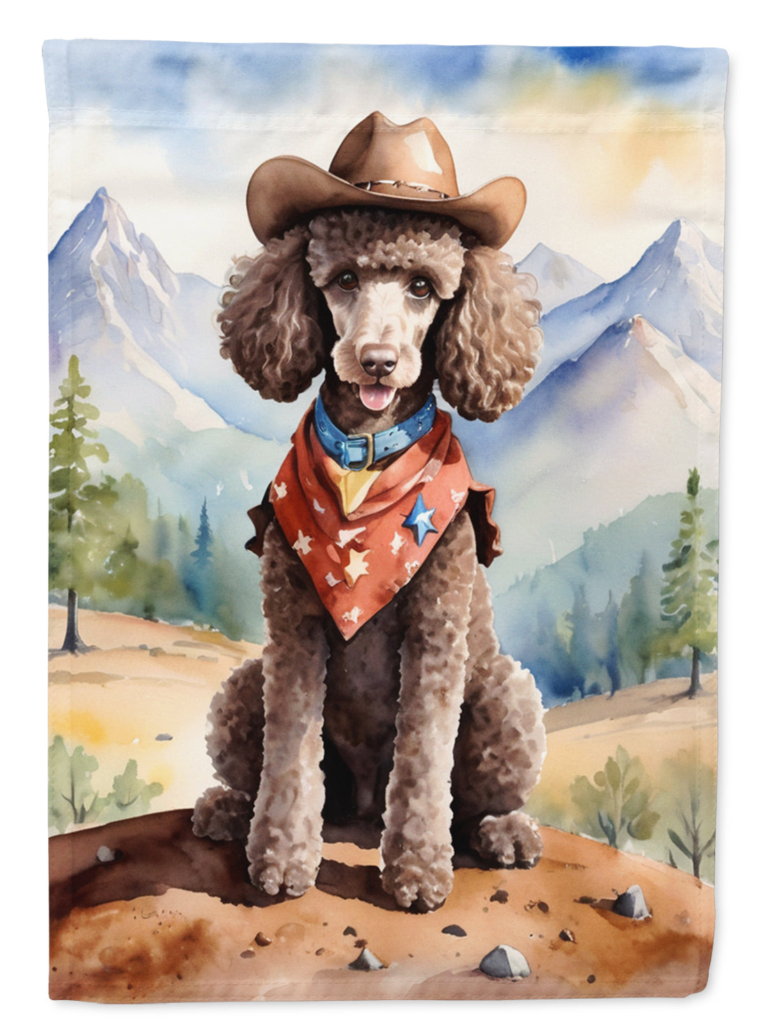 Buy this Poodle Cowboy Welcome Garden Flag
