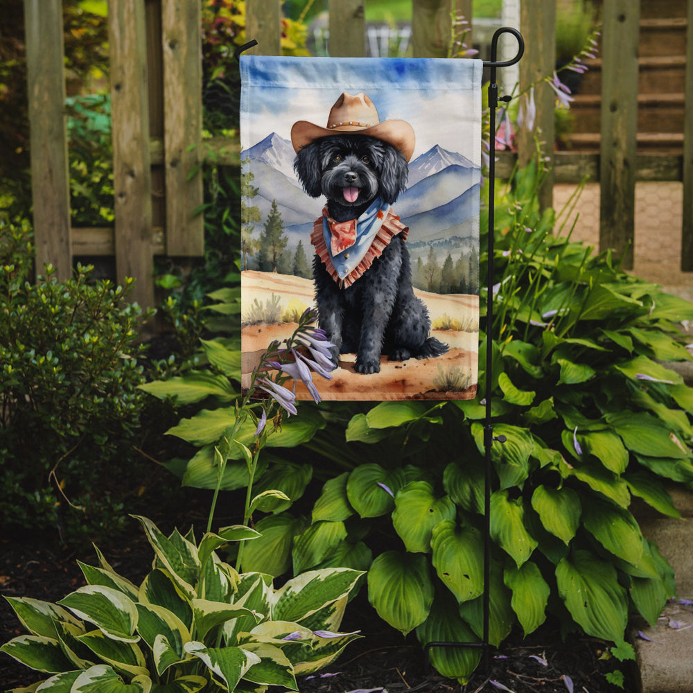 Buy this Puli Cowboy Welcome Garden Flag