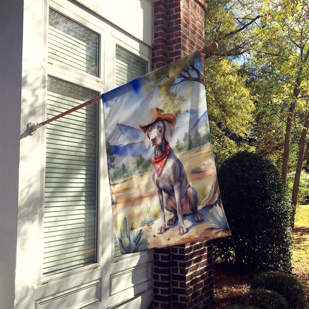 Buy this Weimaraner Cowboy Welcome House Flag