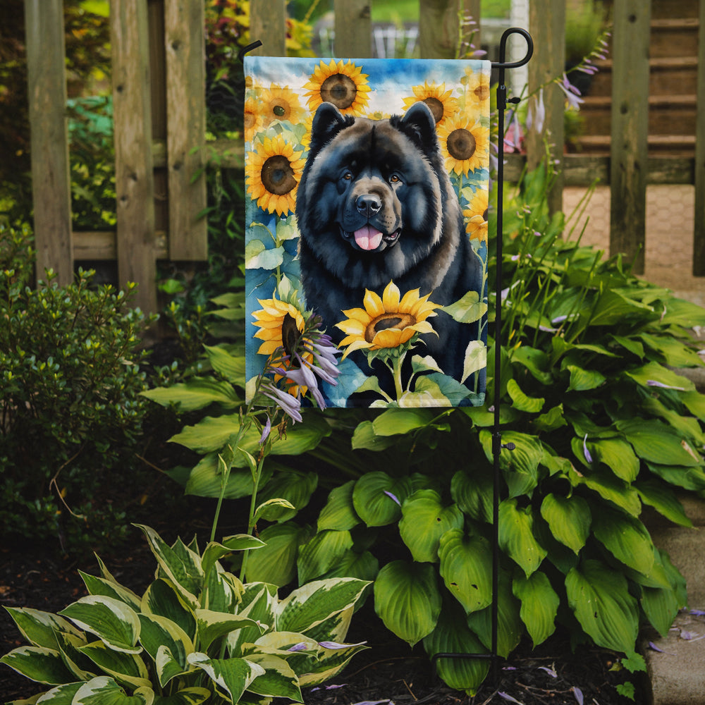 Buy this Chow Chow in Sunflowers Garden Flag