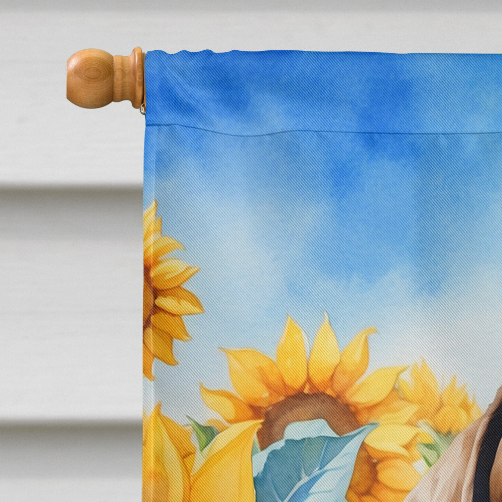 Pointer in Sunflowers House Flag
