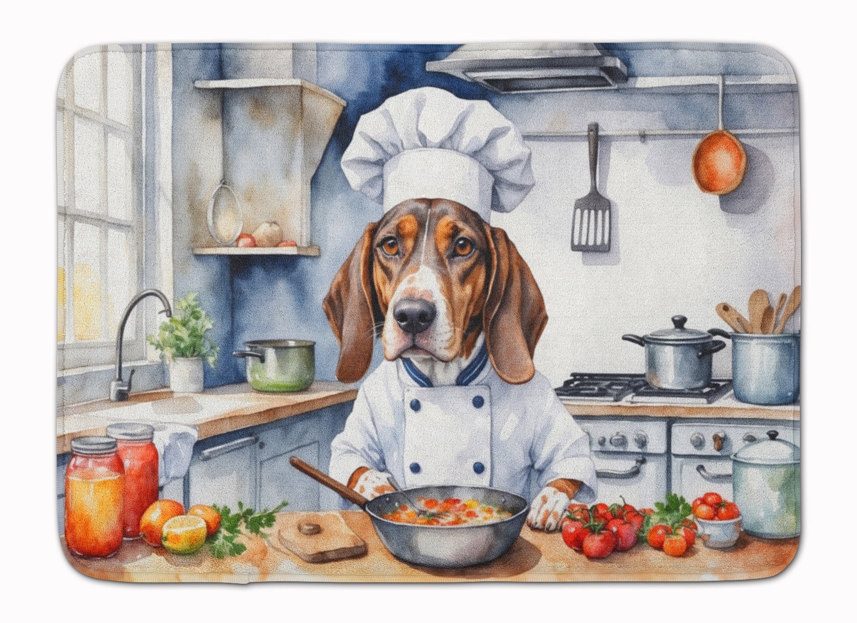 Buy this American English Coonhound The Chef Memory Foam Kitchen Mat
