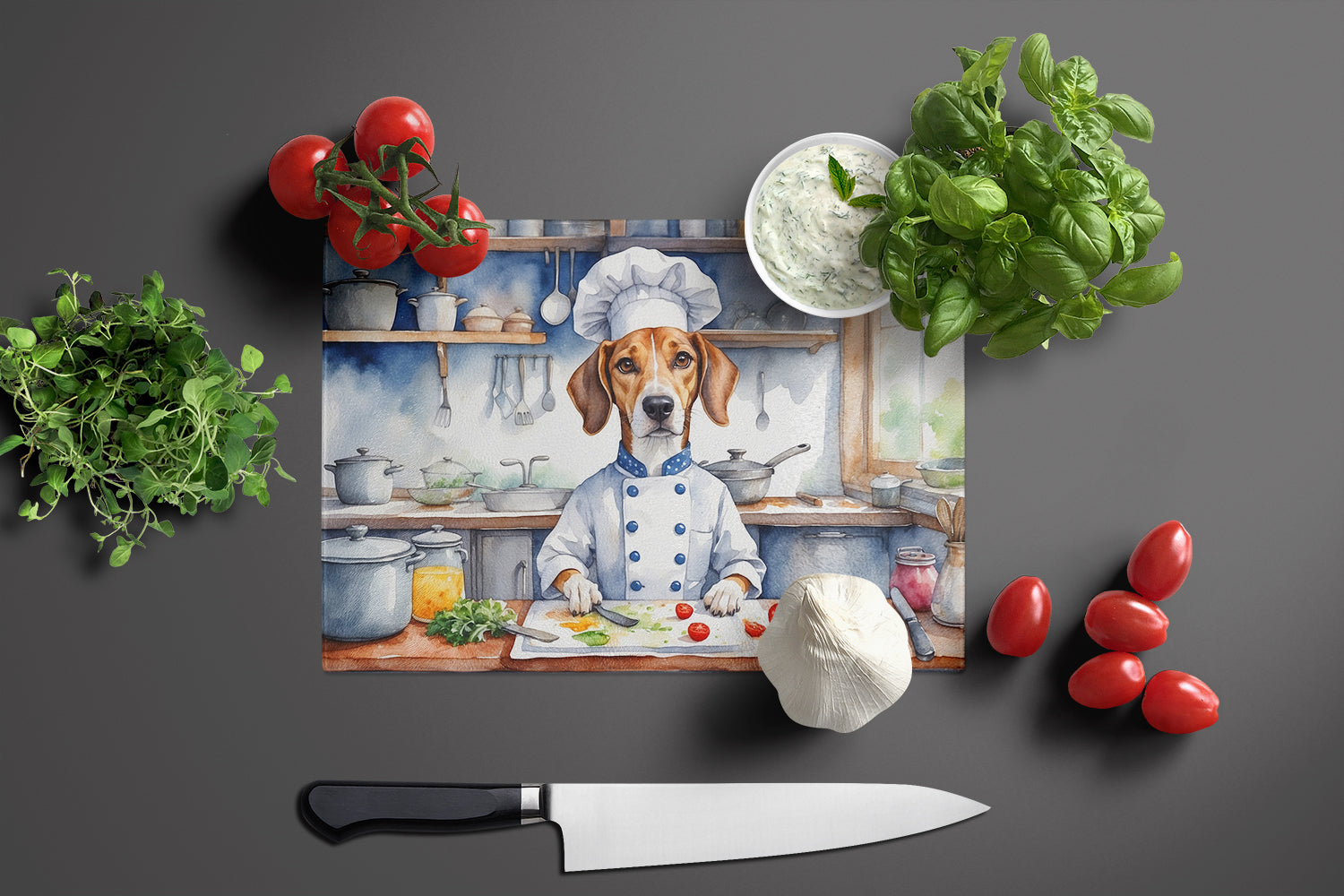 Buy this American Foxhound The Chef Glass Cutting Board