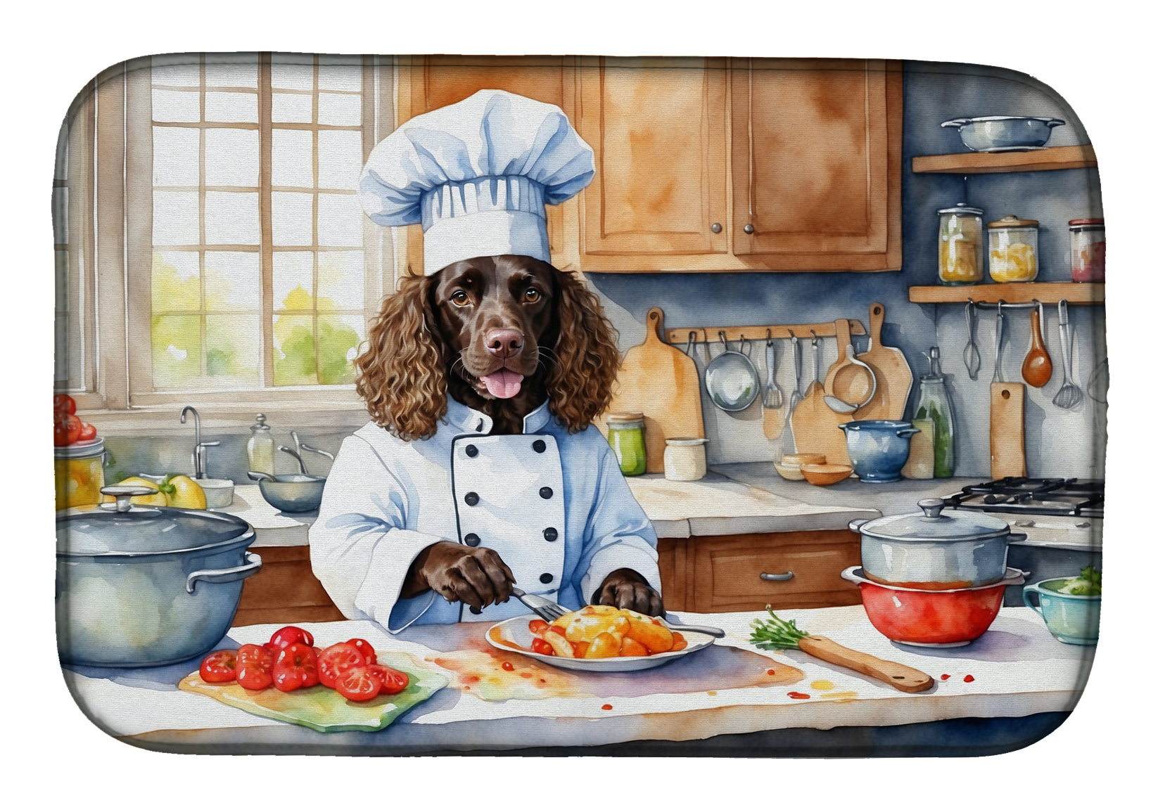 Buy this American Water Spaniel The Chef Dish Drying Mat