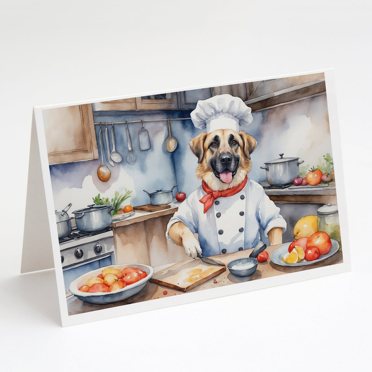 Buy this Anatolian Shepherd The Chef Greeting Cards Pack of 8