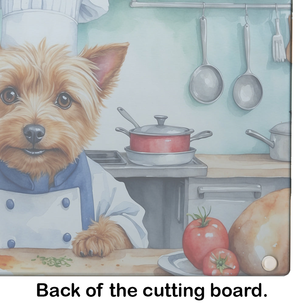 Australian Terrier The Chef Glass Cutting Board