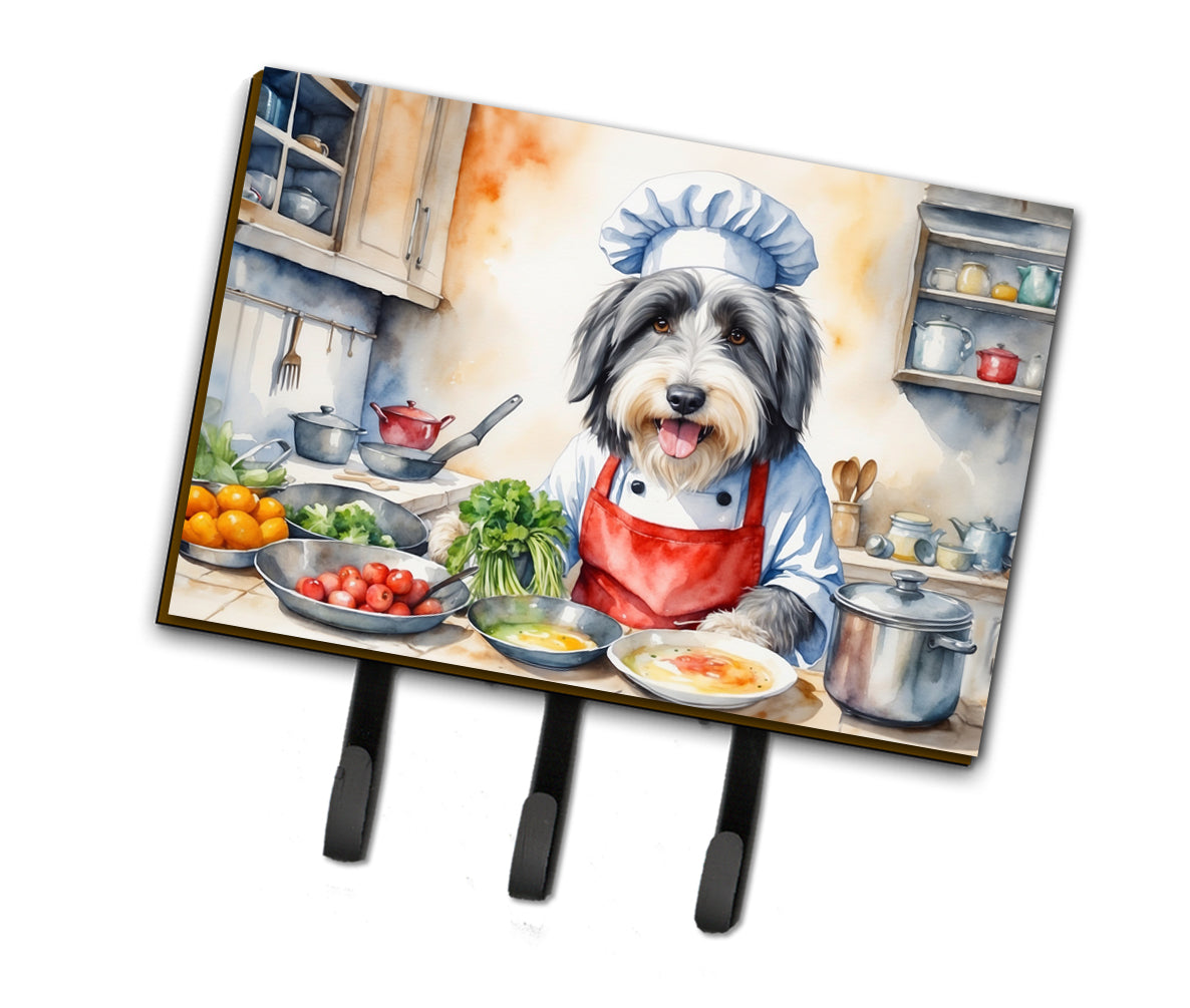 Buy this Bearded Collie The Chef Leash or Key Holder