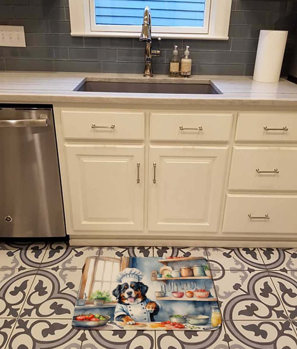 Buy this Bernese Mountain Dog The Chef Memory Foam Kitchen Mat