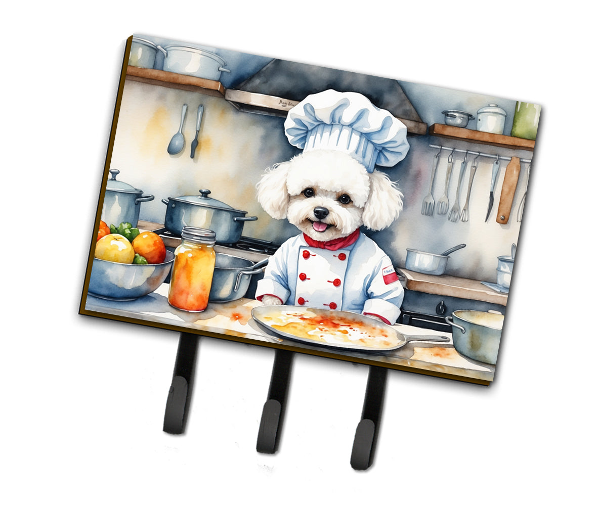 Buy this Bichon Frise The Chef Leash or Key Holder