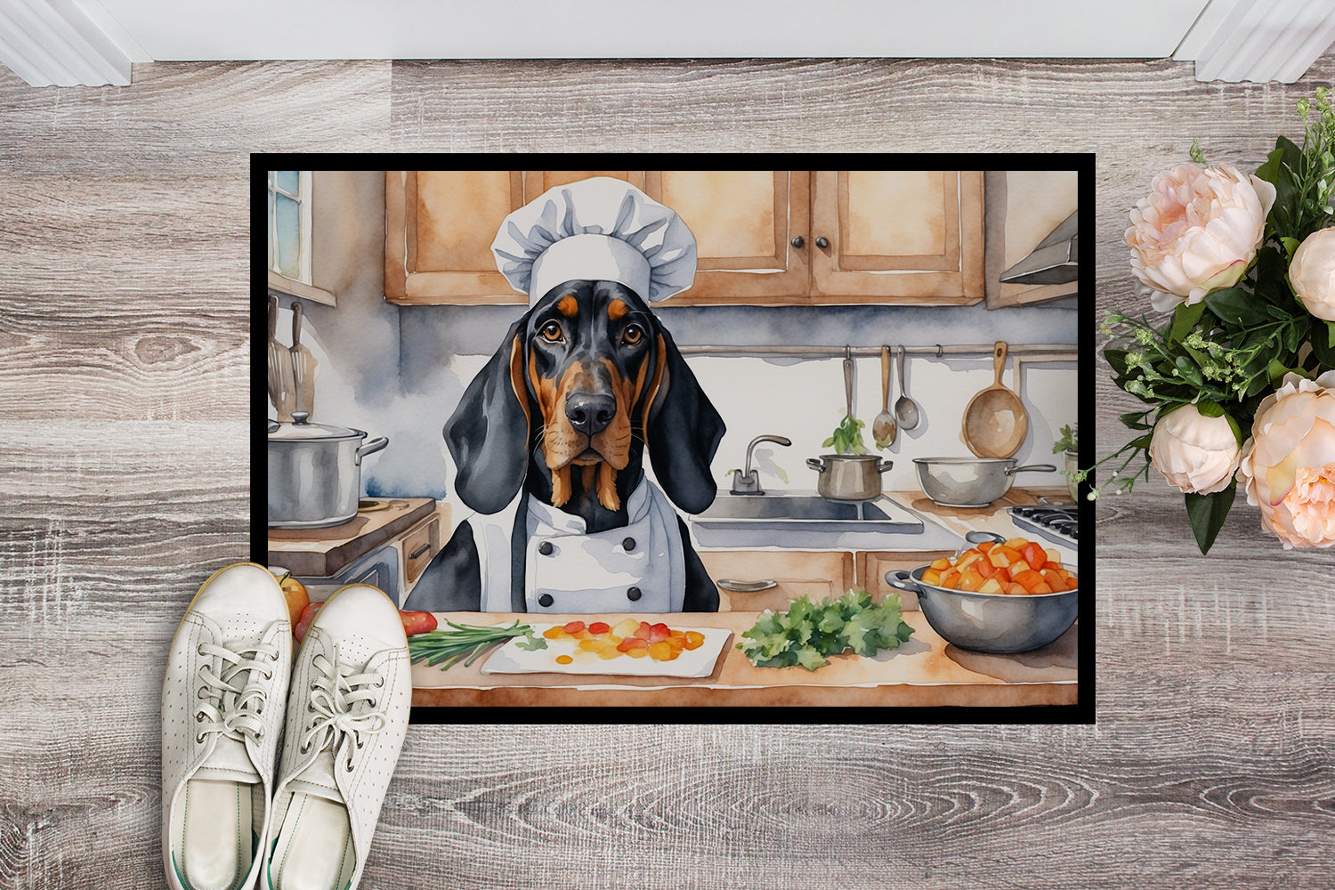 Buy this Black and Tan Coonhound The Chef Doormat
