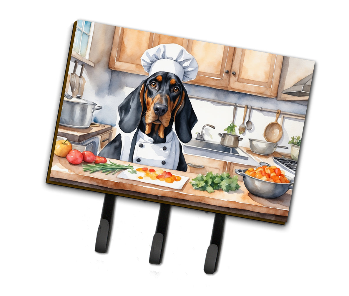 Buy this Black and Tan Coonhound The Chef Leash or Key Holder