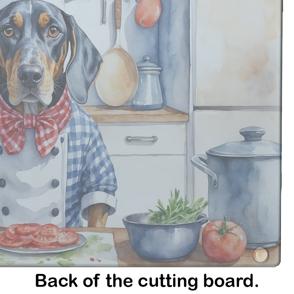 Bluetick Coonhound The Chef Glass Cutting Board
