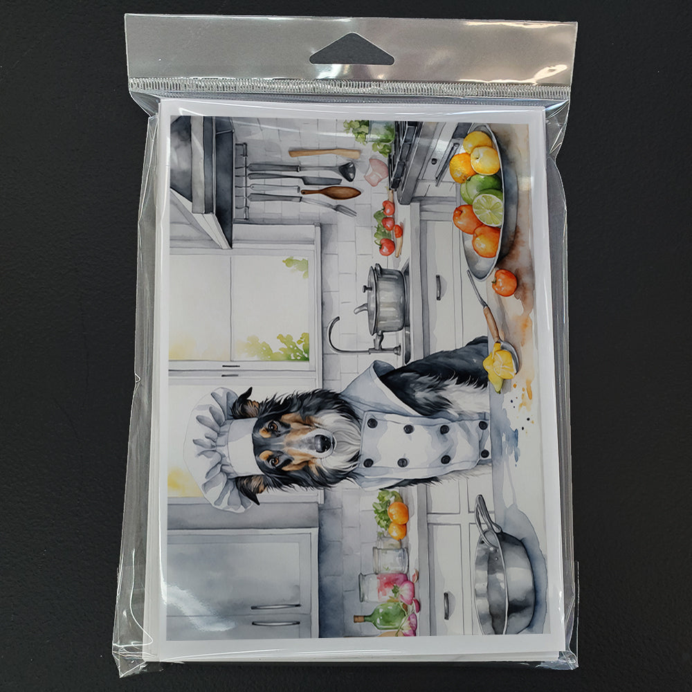 Borzoi The Chef Greeting Cards Pack of 8