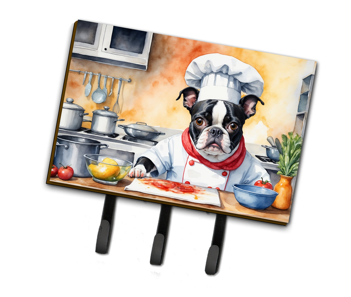 Buy this Boston Terrier The Chef Leash or Key Holder