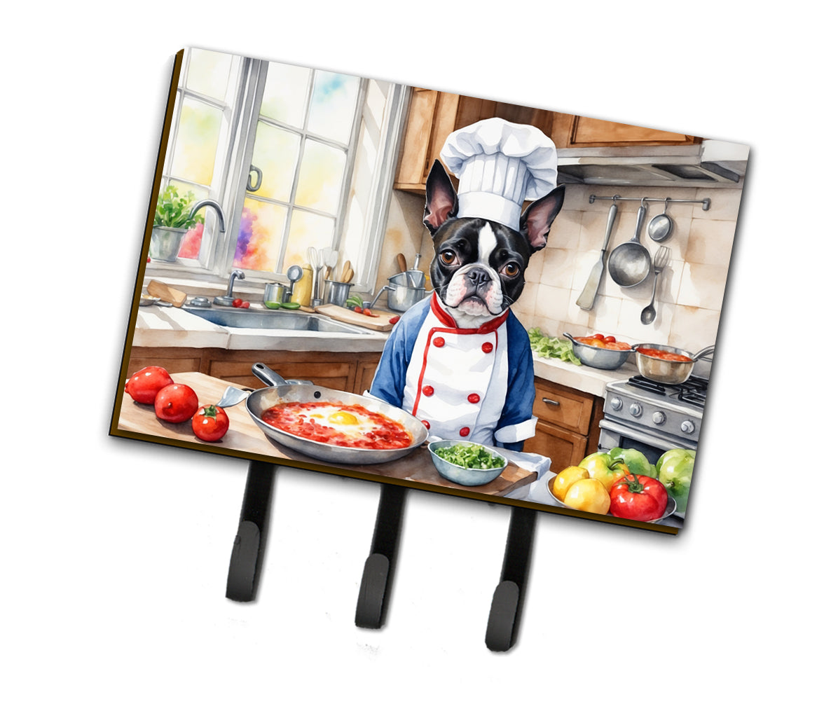 Buy this Boston Terrier The Chef Leash or Key Holder