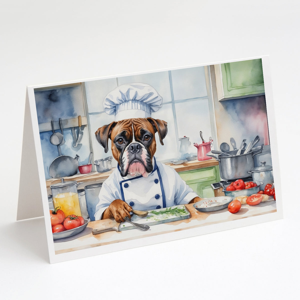 Buy this Boxer The Chef Greeting Cards Pack of 8