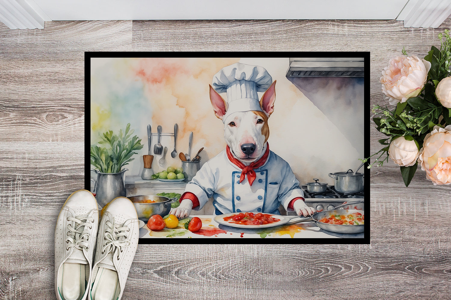 Buy this Bull Terrier The Chef Doormat