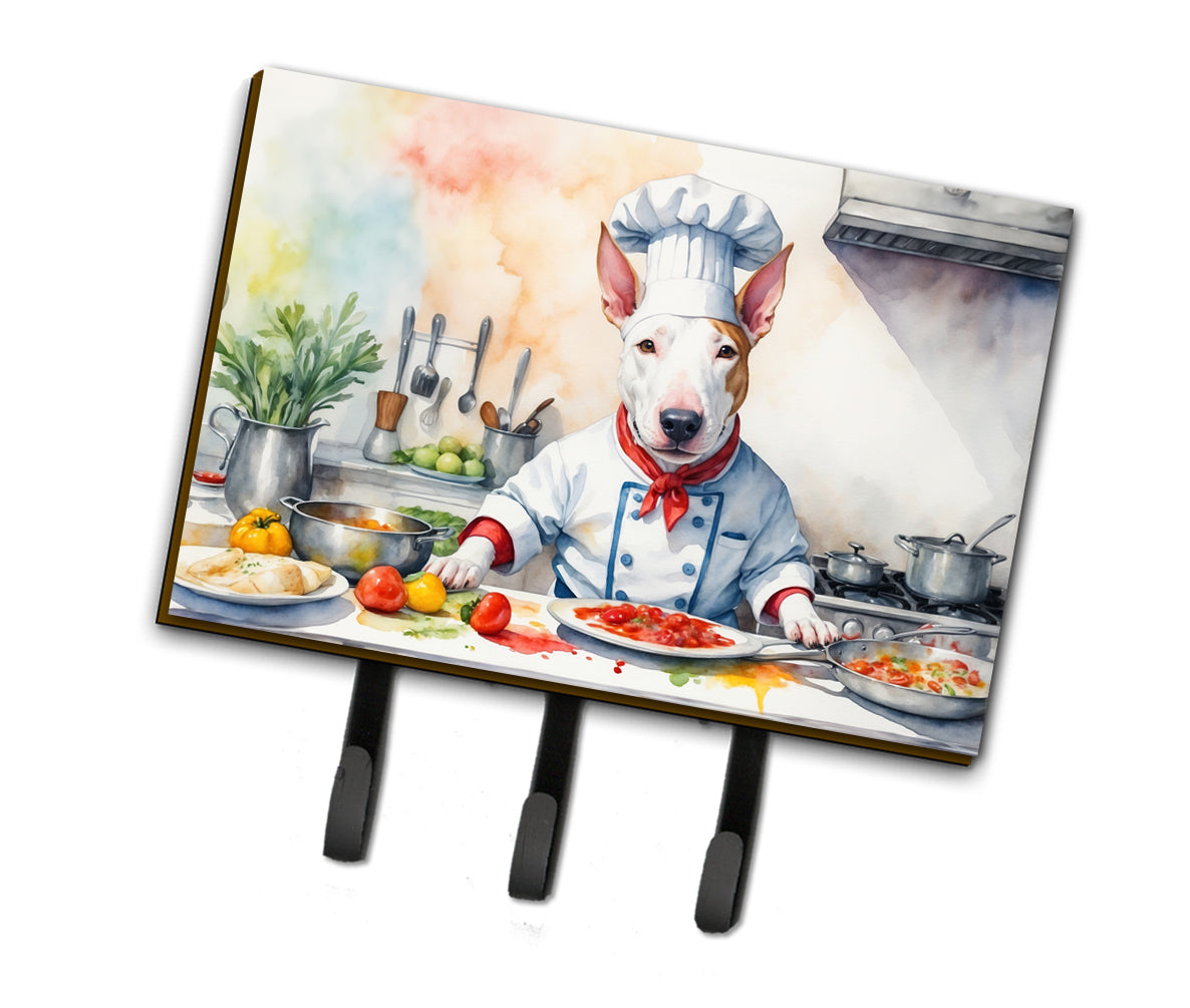 Buy this Bull Terrier The Chef Leash or Key Holder