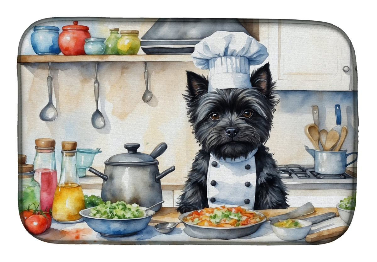 Buy this Cairn Terrier The Chef Dish Drying Mat