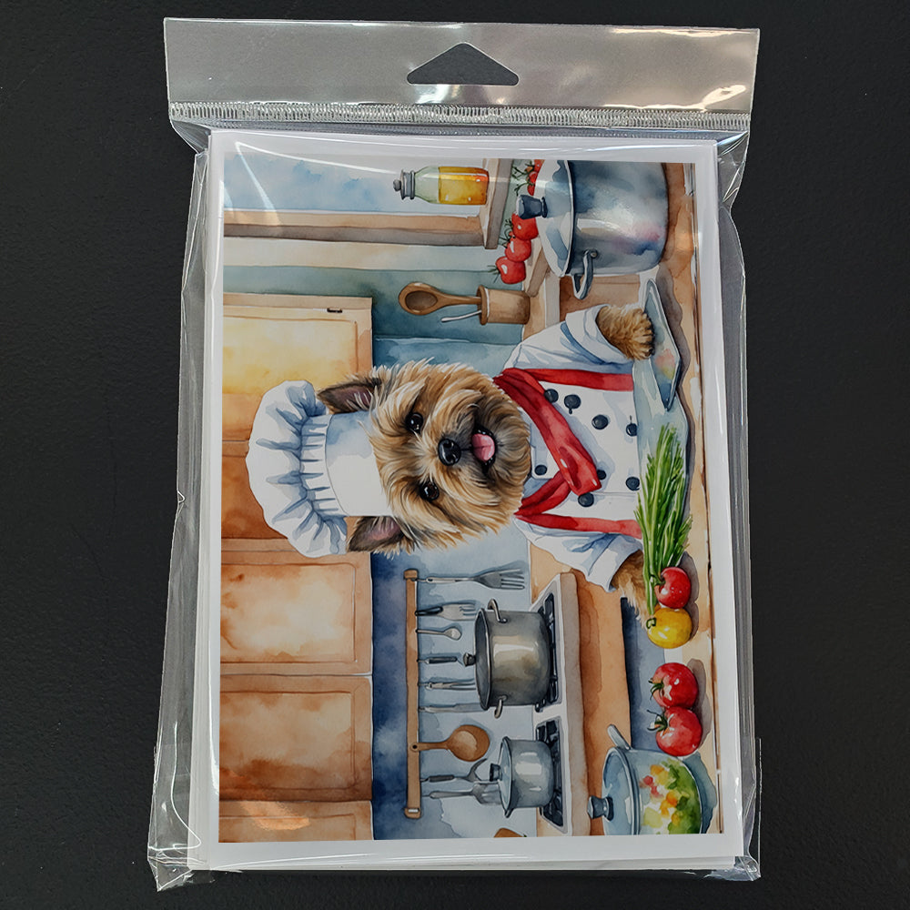 Cairn Terrier The Chef Greeting Cards Pack of 8