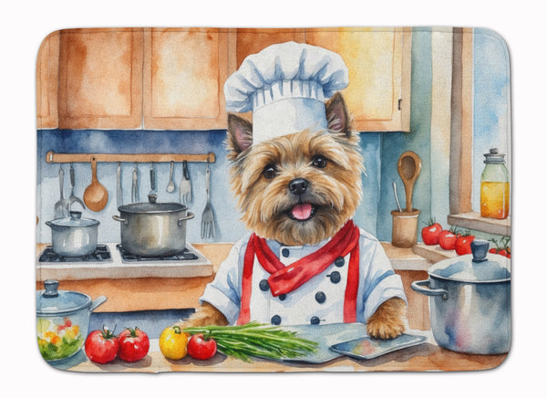 Buy this Cairn Terrier The Chef Memory Foam Kitchen Mat