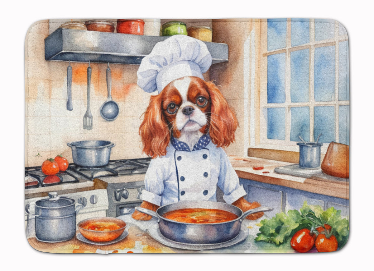 Buy this Cavalier Spaniel The Chef Memory Foam Kitchen Mat
