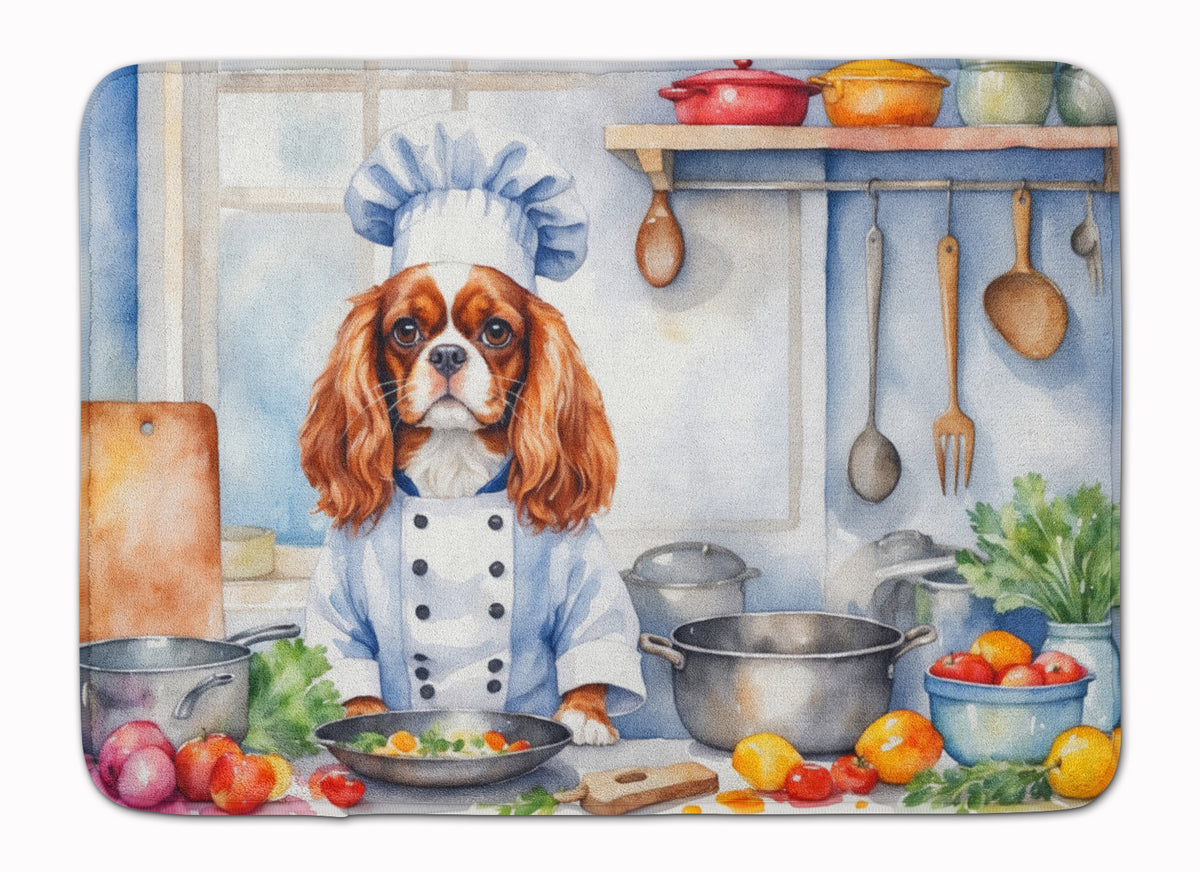 Buy this Cavalier Spaniel The Chef Memory Foam Kitchen Mat