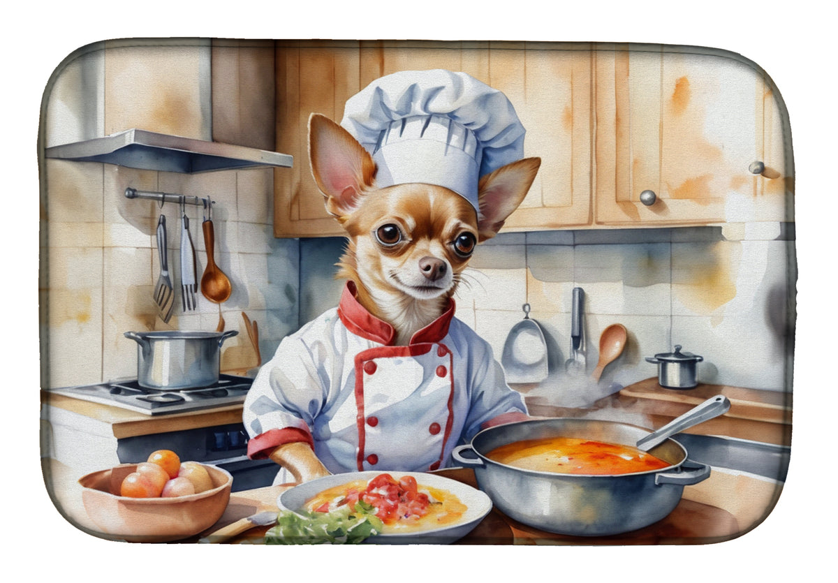 Buy this Chihuahua The Chef Dish Drying Mat