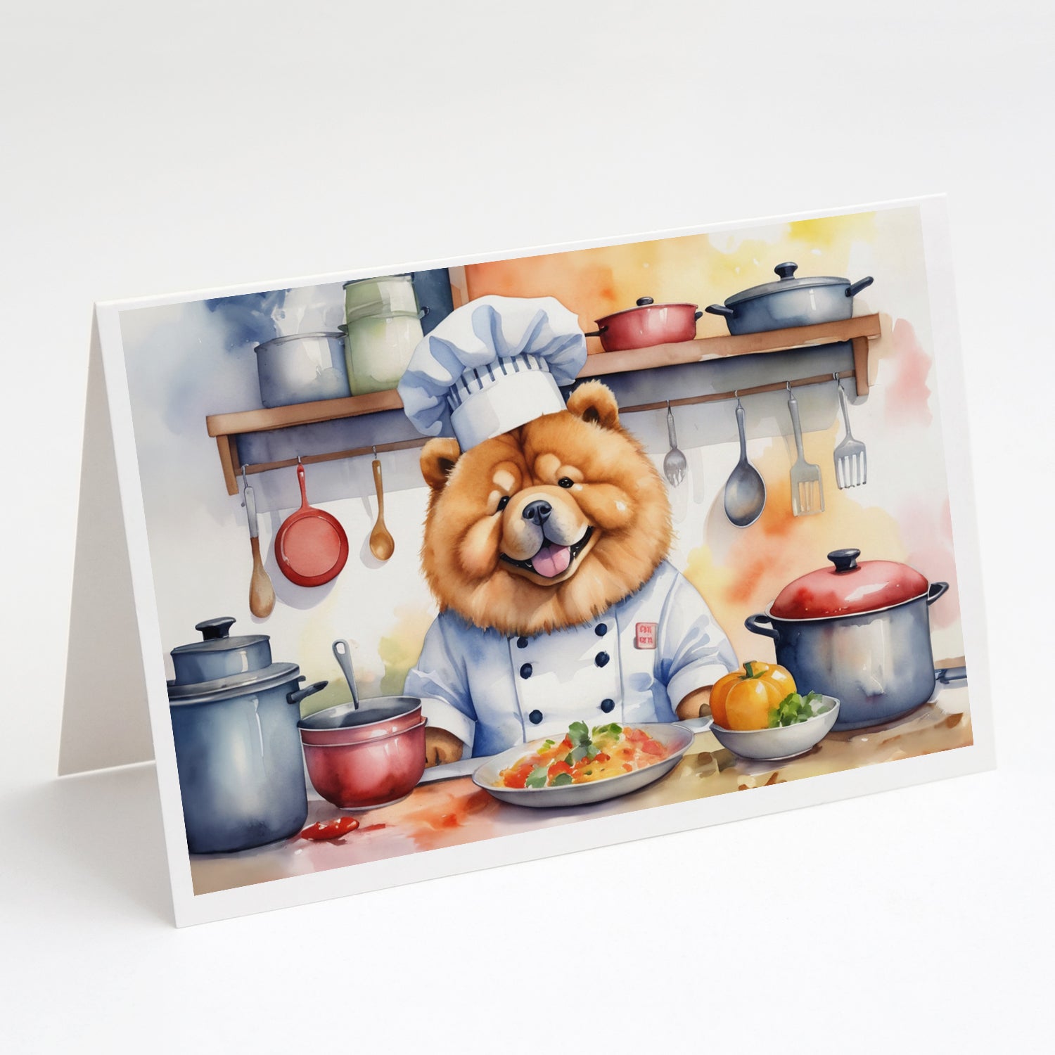 Buy this Chow Chow The Chef Greeting Cards Pack of 8