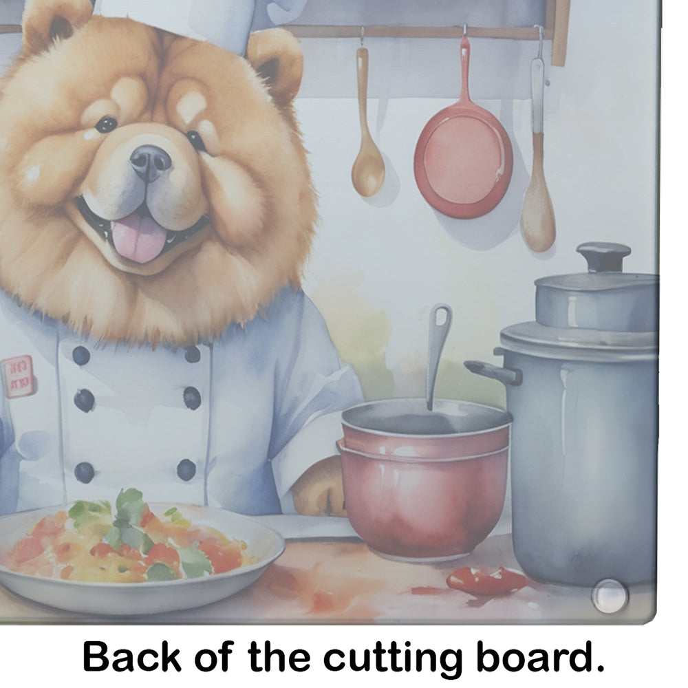 Chow Chow The Chef Glass Cutting Board