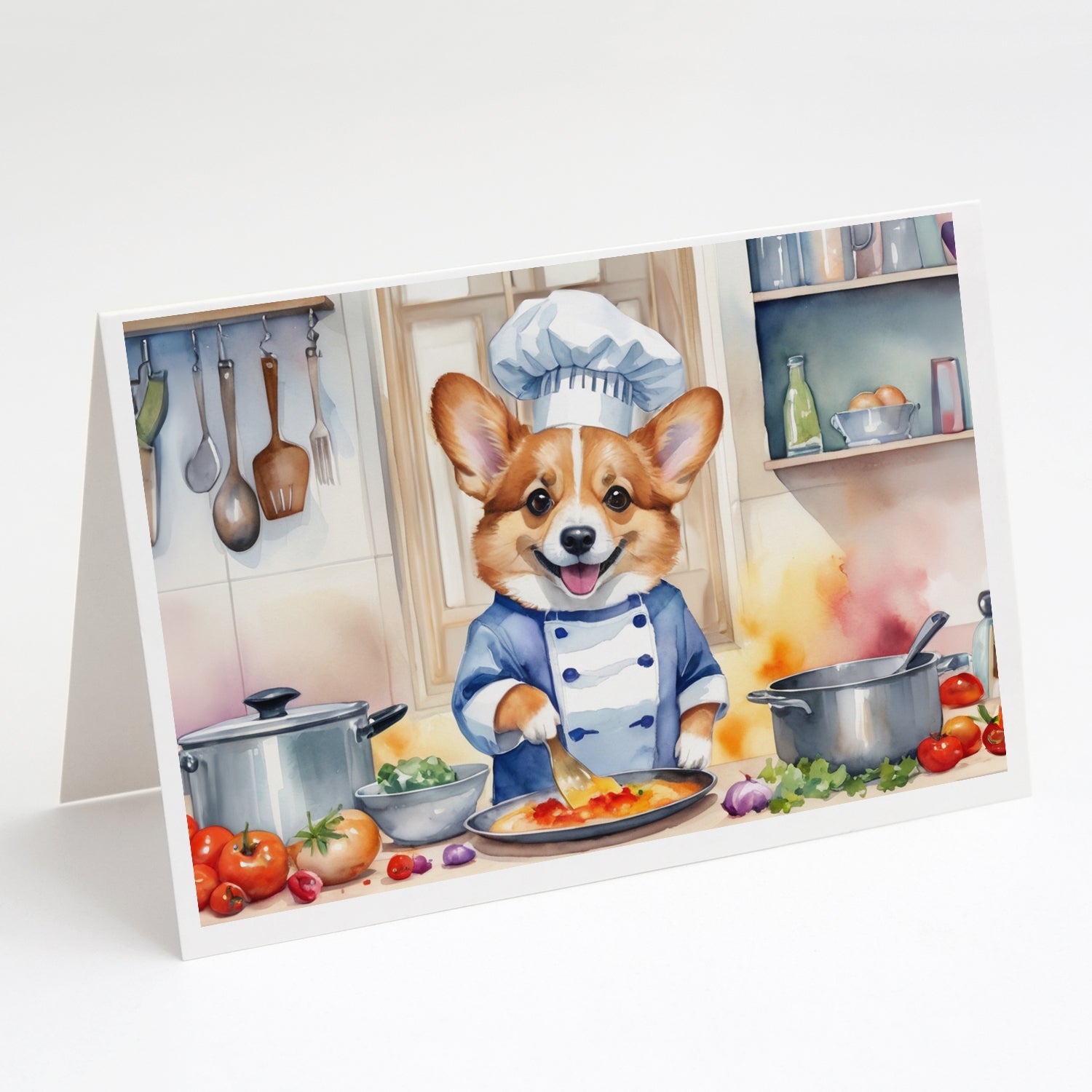 Buy this Corgi The Chef Greeting Cards Pack of 8