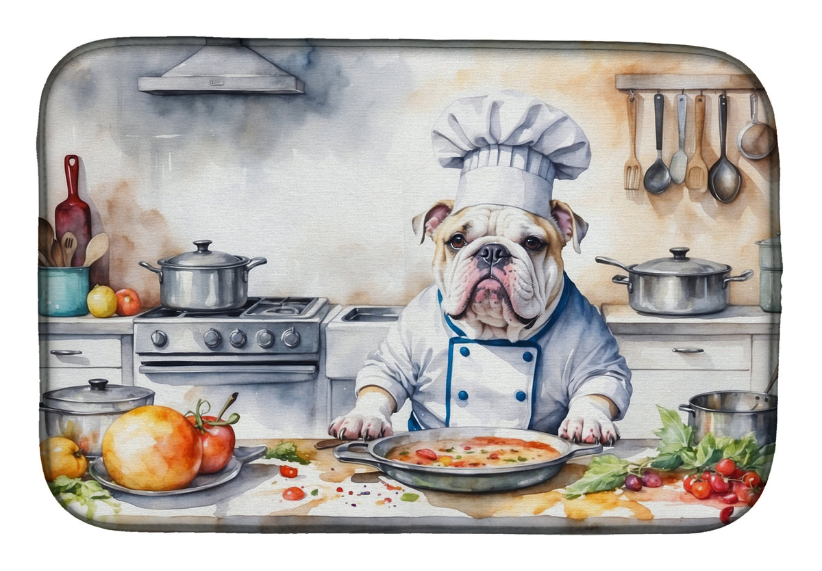 Buy this English Bulldog The Chef Dish Drying Mat